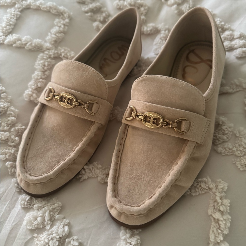 Sam Edelman Lucca Bit Loafer, 7, beechwood suede